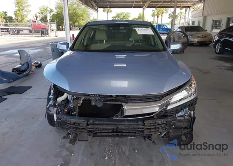 2017 Honda Accord Hybrid Ex-L from USA, damaged, VIN JHMCR6F52HC011891